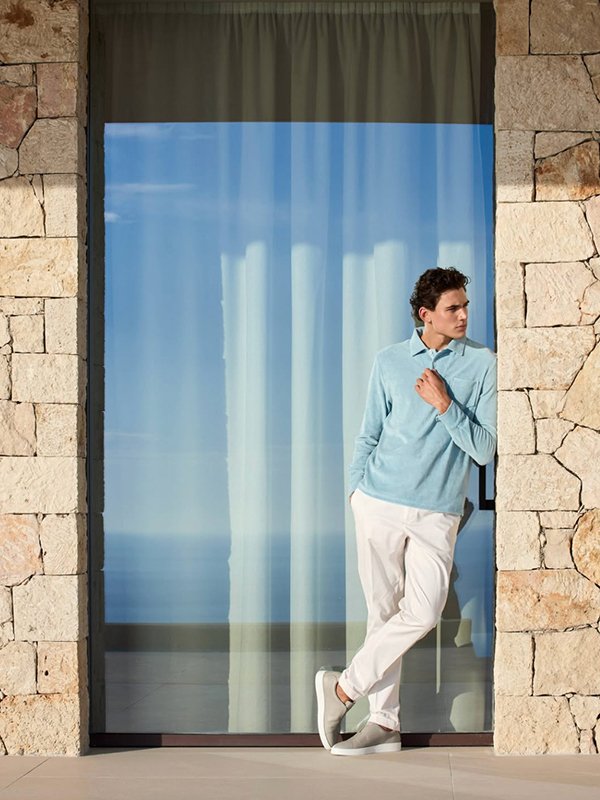 Aurelien — menswear editorial cover photograph by Belair.